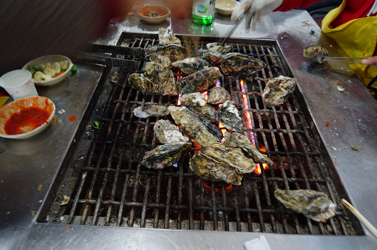 천북굴구이 사진